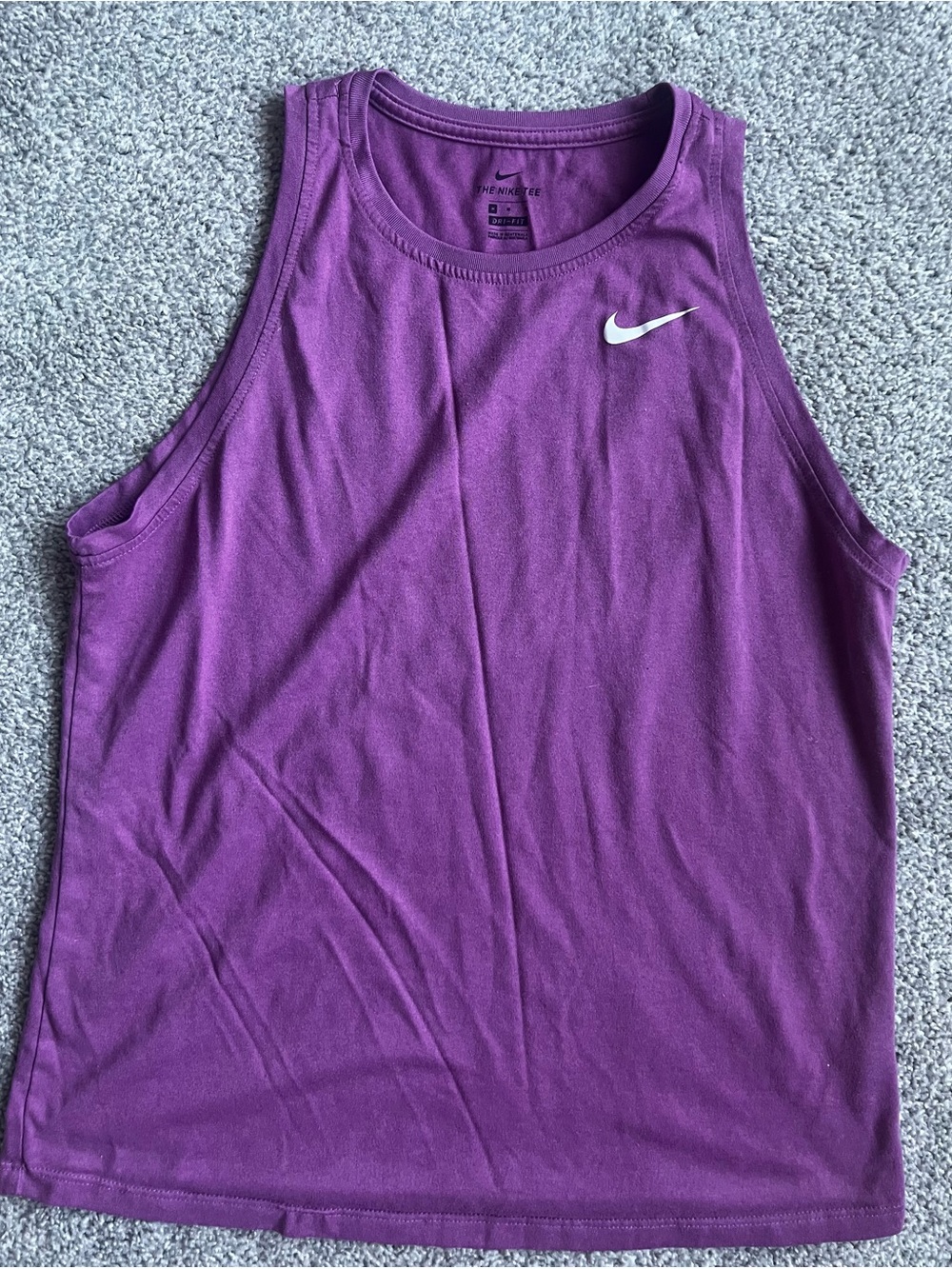 Nike Purple and Gray Women’s Tank Tops - Dri Fit-  Set - Picture 4 of 5